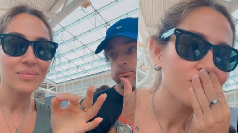 Jimena Barón quedó en medio de un operativo en Estados Unidos: "Me tiré al piso" (captura de Instagram)