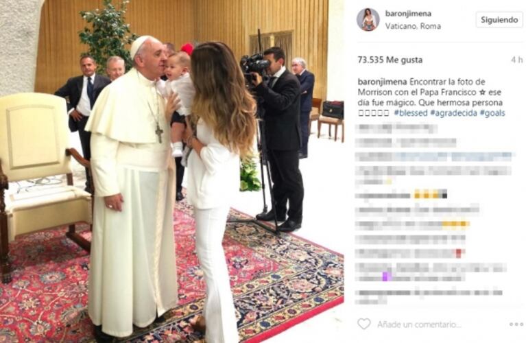 Jimena Barón recordó el papelón que vivió, años atrás, cuando fue a ver al Papa junto a su hijo Momo: "Daniel jamás me avisó, quería matarlo"