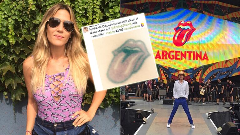Jimena Barón reveló el tatuaje oculto que se hizo a los 15 años en honor a los Rolling Stones: "Nadie sabía"