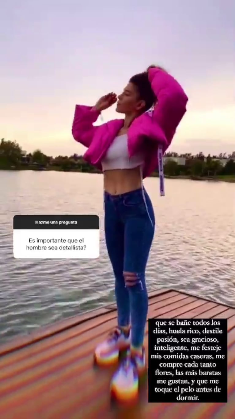 Jimena Barón reveló qué tiene que tener un hombre para enamorarla: "Que se bañe todos los días y destile pasión"