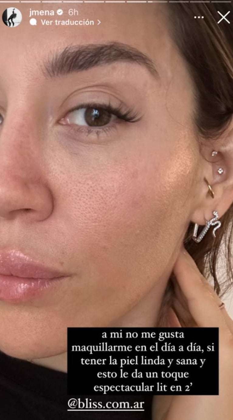 Jimena Barón reveló su secreto para lucir una piel espectacular sin maquillaje: "Mejor beauty tip anti age"