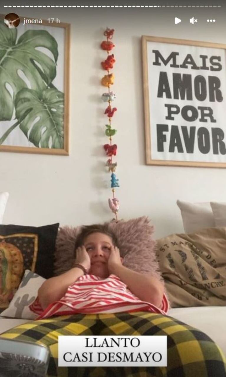 Jimena Barón sorprendió a Momo con un mensaje de su ídolo youtuber y no contuvo el llanto: "Quedó en shock"