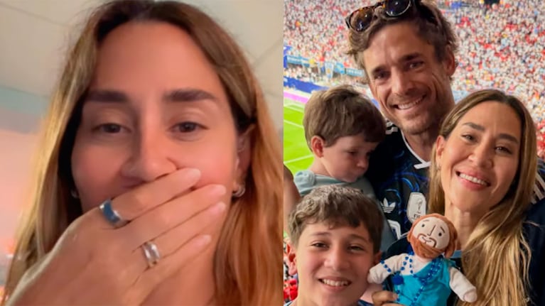Jimena Barón sufrió el robo en Estados Unidos y se peleó con Matías Palleiro (capturas de Instagram)