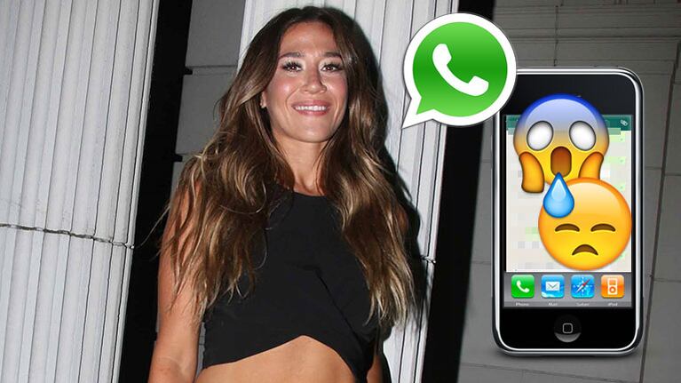 Jimena Barón tuvo una larga conversación por WhatsApp con la persona equivocada (Foto: Ciudad.com)