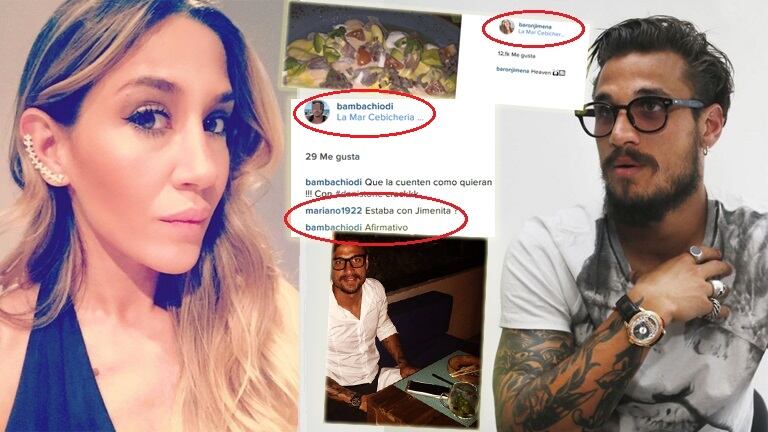 Jimena Barón y Daniel Osvaldo cenaron juntos en un restaurante peruano (Foto: Instagram y Web)