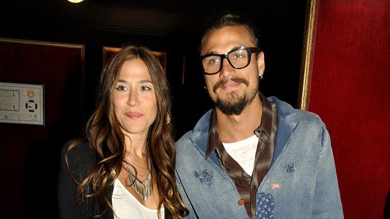 Jimena Barón y Daniel Osvaldo en el Maipo (Foto: Jennifer Rubio)