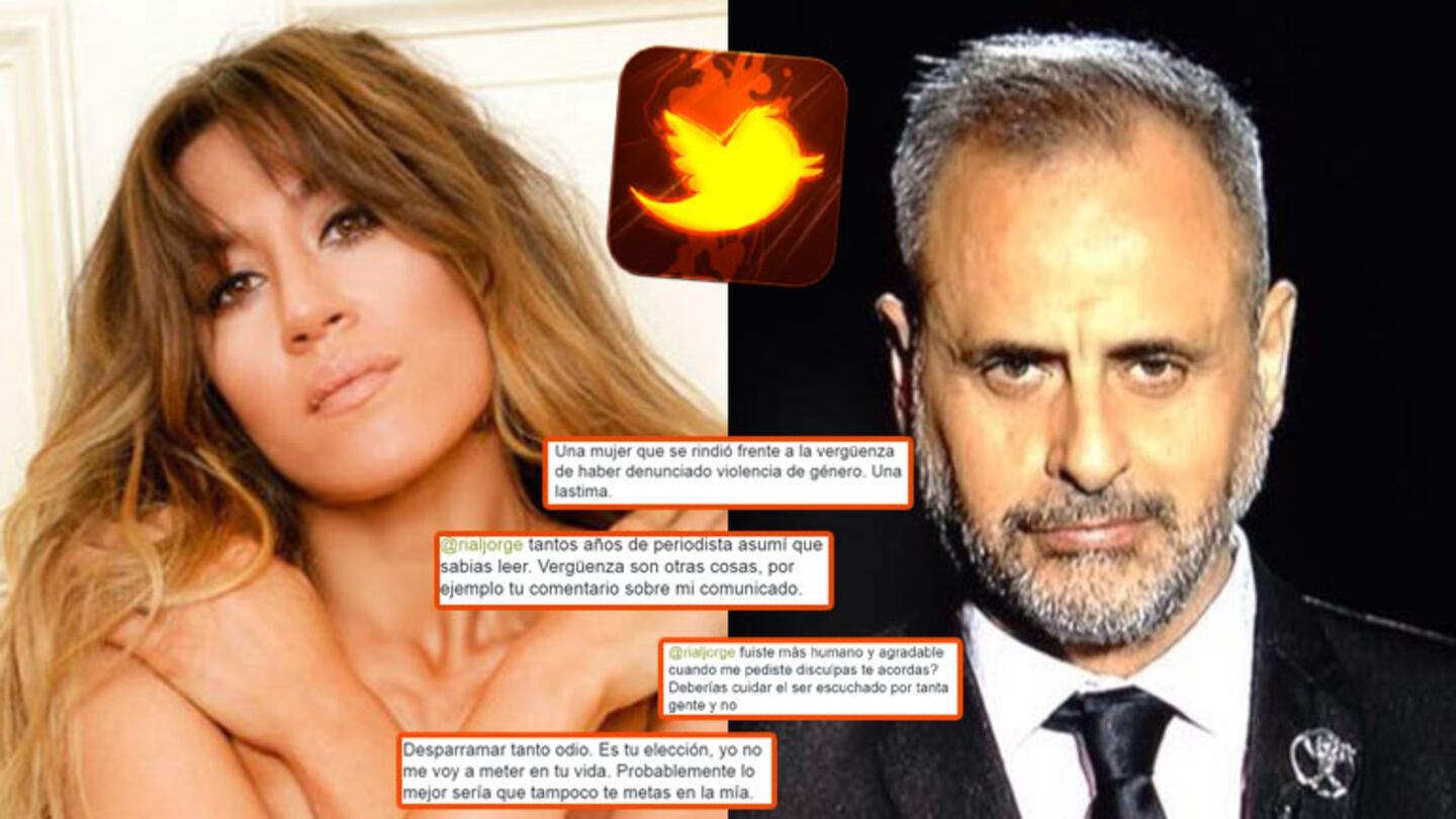 Jimena Barón y Jorge Rial, enfrentados en Twitter  (Fotos: Web).