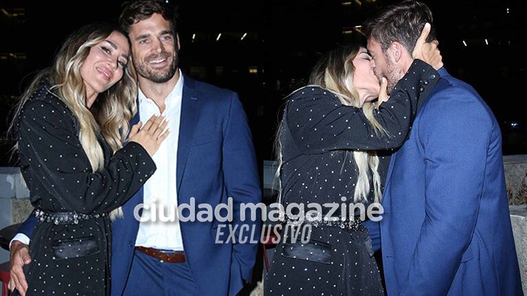 Jimena Barón y Matías Palleiro a los besos en la presentación de su nuevo disco (Fotos: Movilpress). 