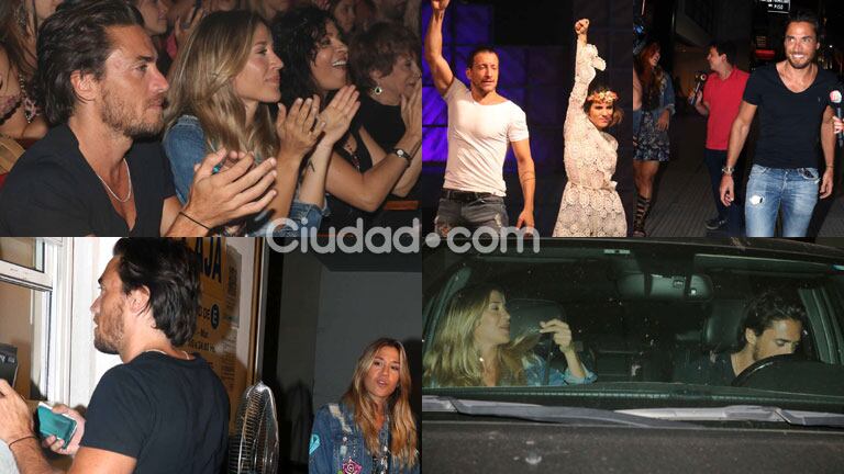 Jimena Barón y Matías Tasín fueron a ver El otro lado de la cama. Foto: Movilpress-Ciudad.com.