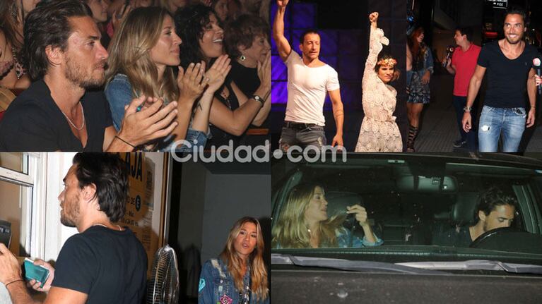 Jimena Barón y Matías Tasín fueron a ver El otro lado de la cama. Foto: Movilpress-Ciudad.com.