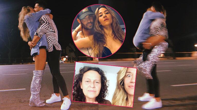 Jimena Barón y Mauro Caiazza, apasionados en Instagram... y un simpático comentario de Gabriela.