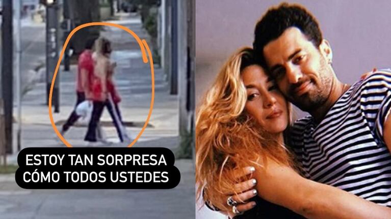 ¿Jimena Barón y Mauro Caiazza, juntos y reconciliados en las calles de Villa Urquiza?: Los vi clarito