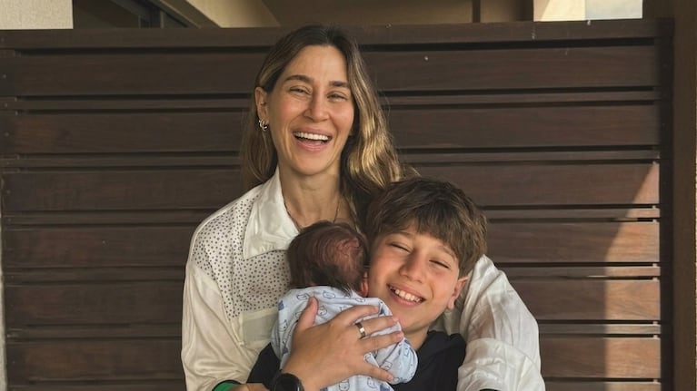 Jimena Barón y otro de los momentos familiares