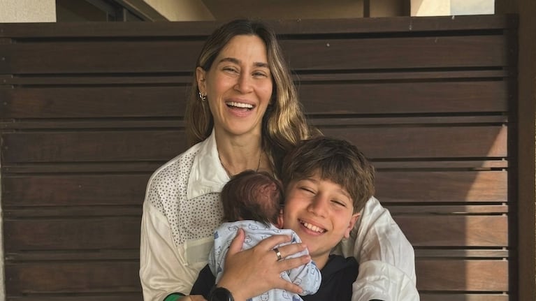 Jimena Barón y otro de los momentos familiares