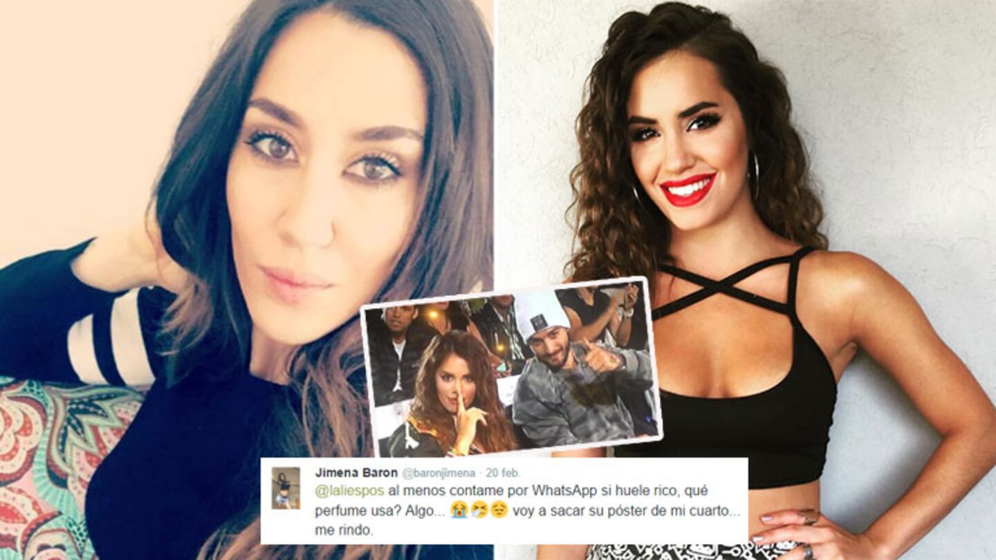 Jimena Barón y un pícaro tweet a Lali Espósito por su encuentro con Maluma (Foto: web y Twitter)