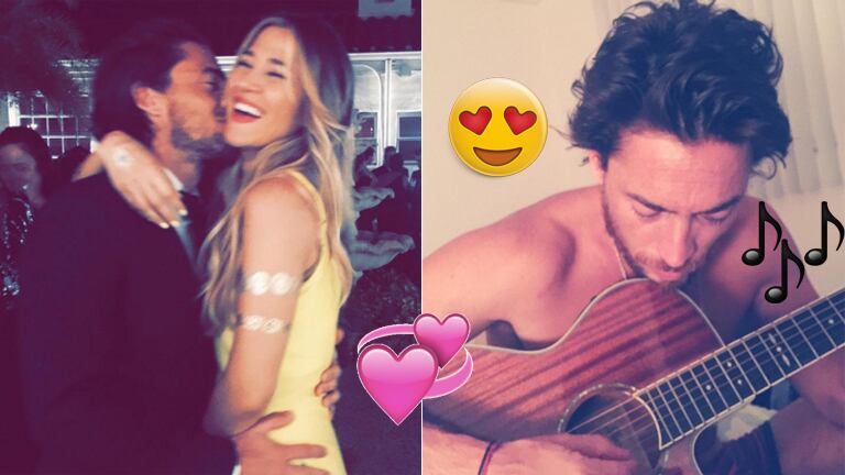 Jimena Barón y un piropo 2.0 a su novio: "Me compré esta guitarra y vino con un chabón que está re fuerte"