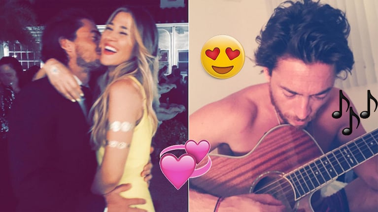 Jimena Barón y un piropo 2.0 a su novio: "Me compré esta guitarra y vino con un chabón que está re fuerte"