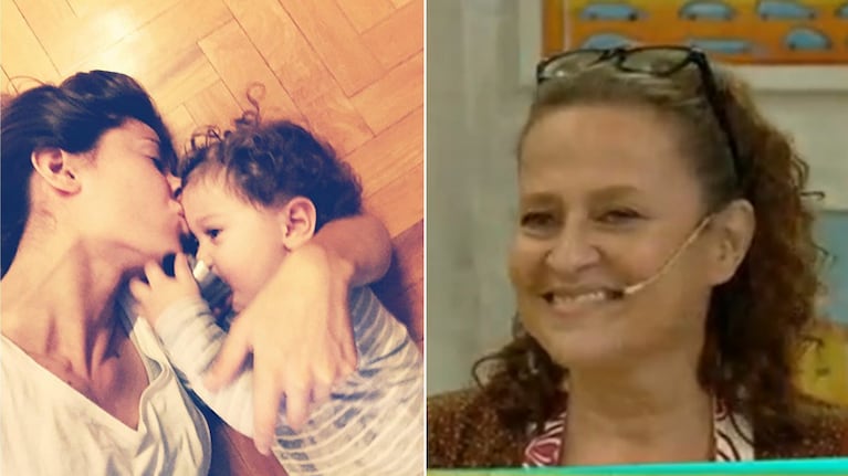 Jimena Barón y una divertida anécdota con su hijo y su madre. Fotos: Instagram y Captura TV.