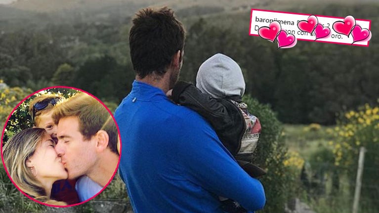 Jimena Barón y una postal súper dulce de Juan Martín Del Potro con Morrison en Tandil: Por estos dos mato a un...
