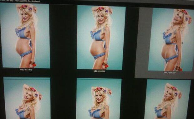 Jimena Cyrulnik, una embarazada súper sexy (Foto: Twitter).