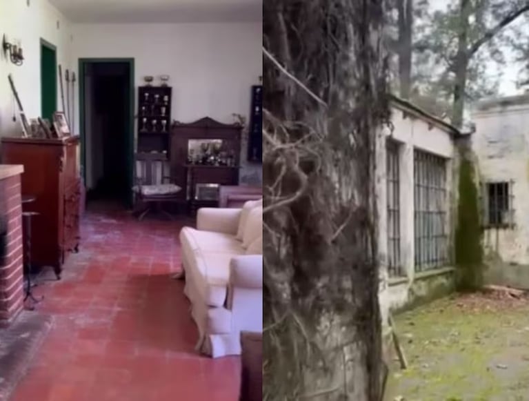 Jimena Monteverde recicla una casona de 1854 en el interior bonaerense: así es su refugio en 25 de Mayo. Crédito: Instagram