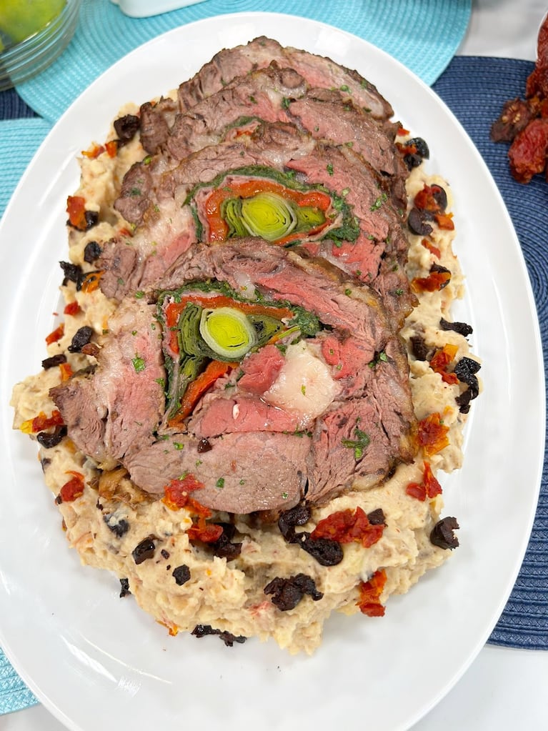 Jimena Monteverde sorprendió con una receta irresistible: ojo de bife con puré rústico. Crédito: Instagram