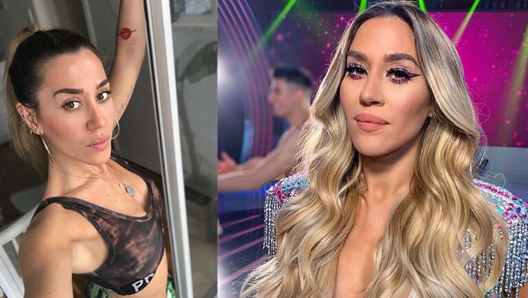 Jimena se tatuó un planeta en el antebrazo.