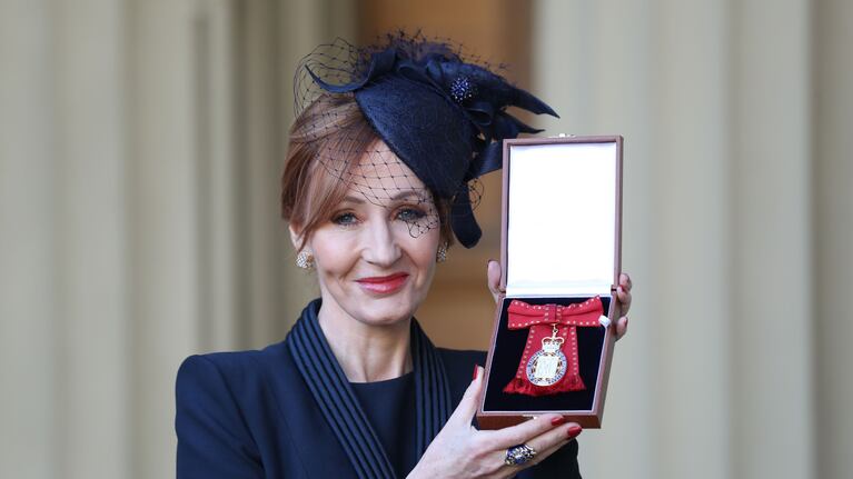 J.K. Rowling ingresó en la Orden de los Compañeros de Honor británica. (Foto: DPA)