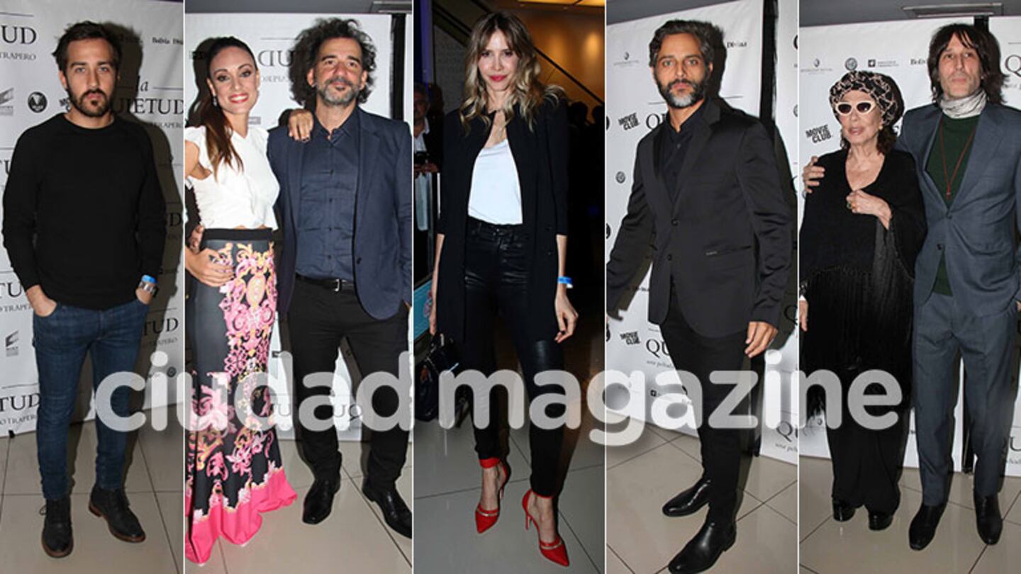 Joaquín Furriel, Guillermina Valdés, Nicolás Francella y muchos famosos, en la premiere de La Quietud