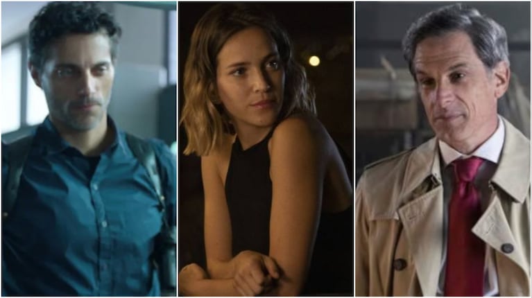Joaquín Furriel, Luisana Lopilato y Rafael Ferro. Fotos: Netflix