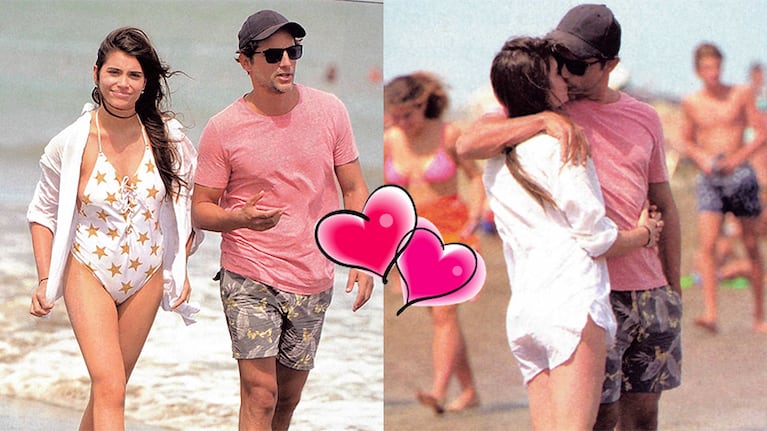 Joaquín Furriel y Eva de Dominici, enamorados en la playa: ¡arrumacos frente al mar!
