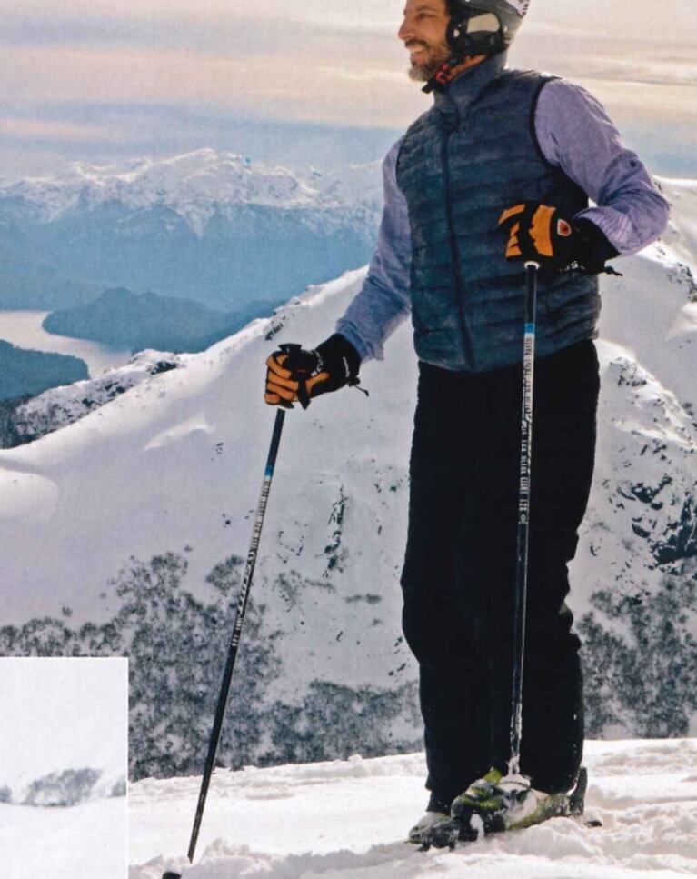 Joaquín Furriel y Eva de Dominici, románticas vacaciones en la nieve: clases de esquí y mucho amor