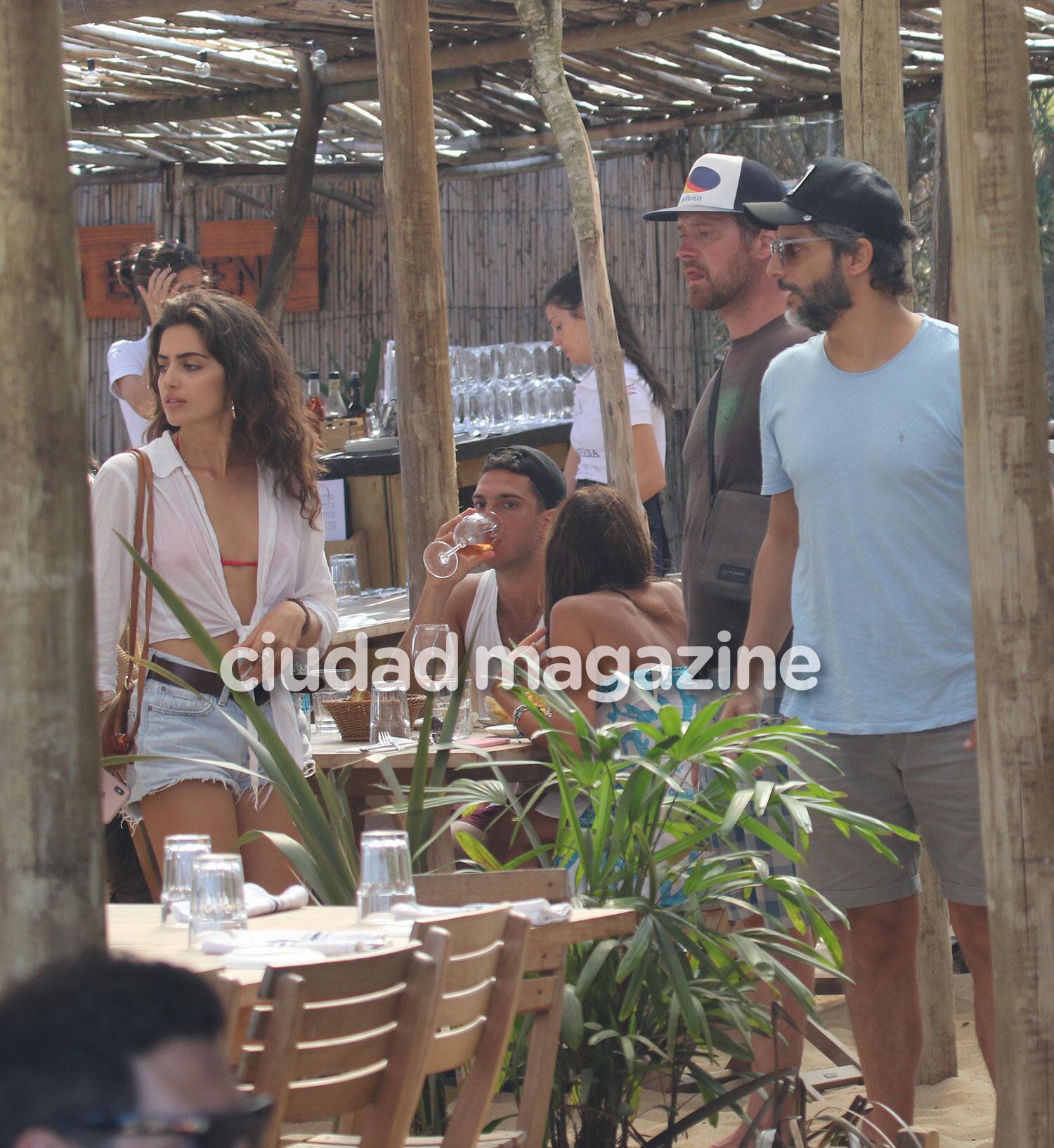 Joaquín Furriel y Manuela Bozoglian, juntos en Punta del Este (Fotos: GM Press).