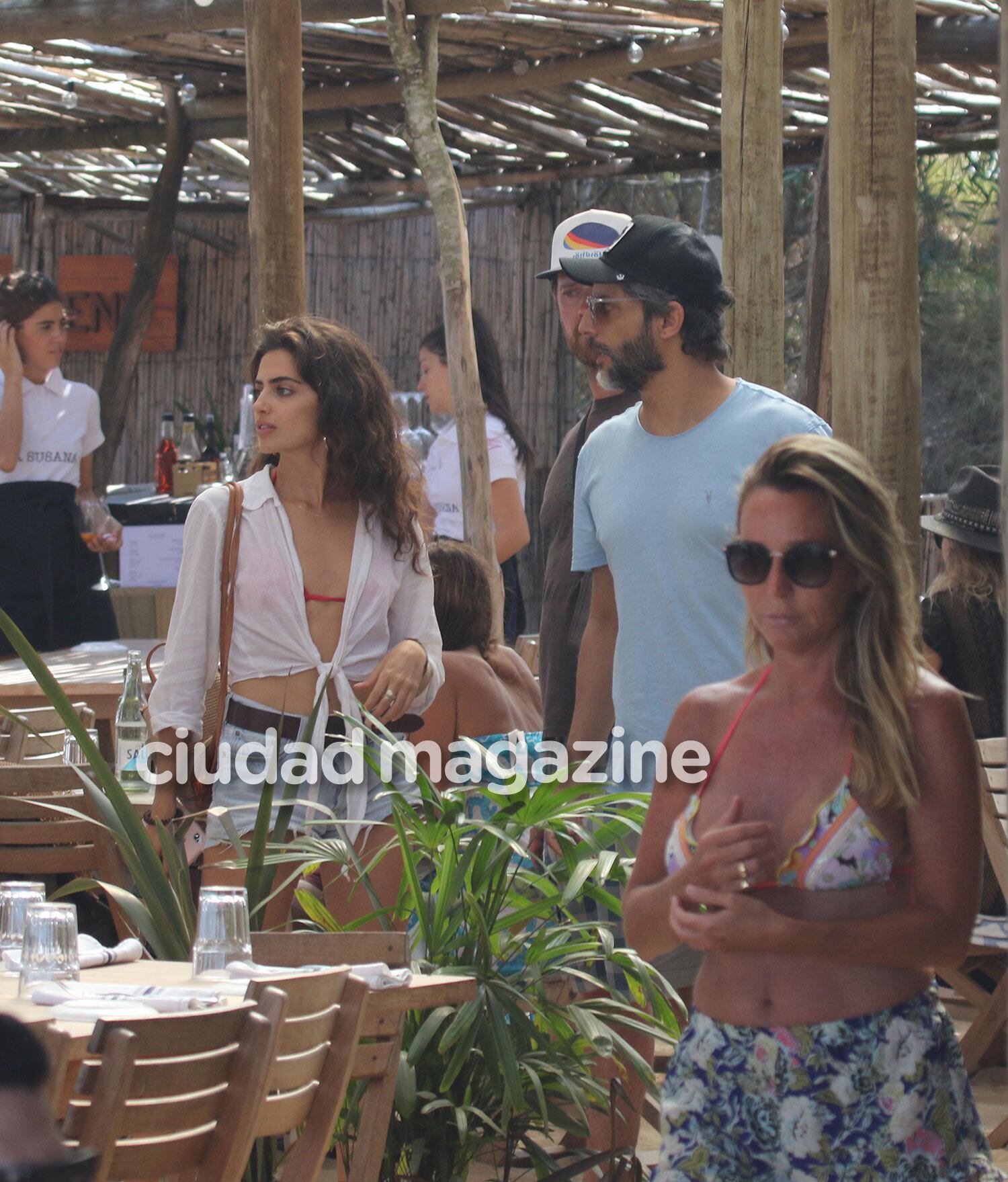 Joaquín Furriel y Manuela Bozoglian, juntos en Punta del Este (Fotos: GM Press).