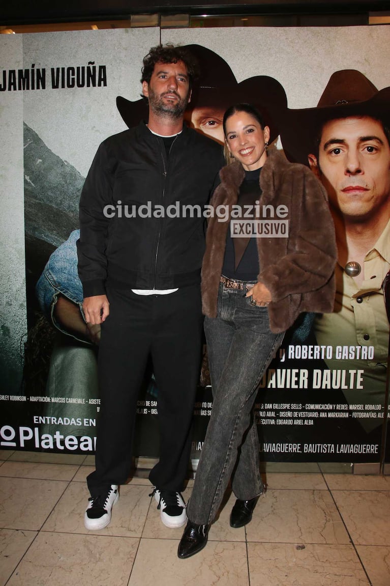 Joaquín Laviaguerre y Cande Molfese (Foto: Movilpress)