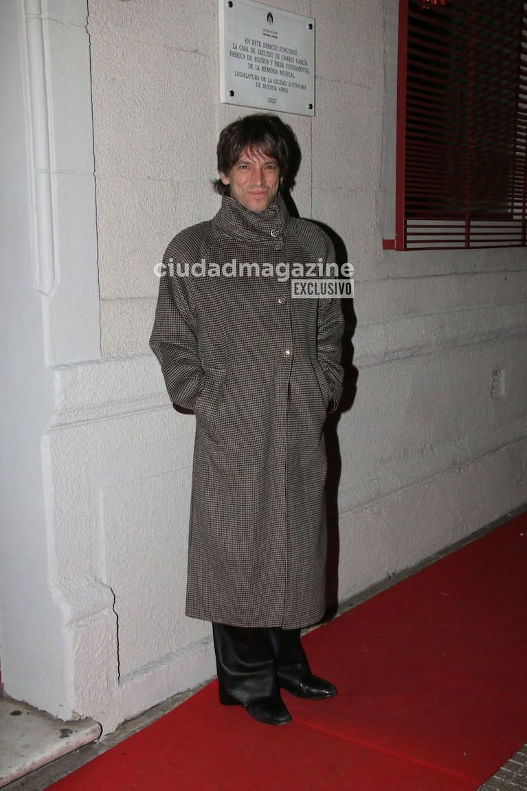 Joaquín Levinton en el cumpleaños de Charly García (Foto: Movilpress).