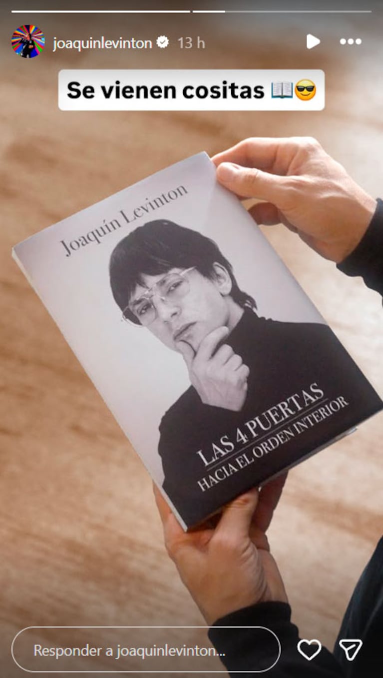 Joaquín Levinton horas antes de descompensarse (Foto Instagram @joaquinlevinton)