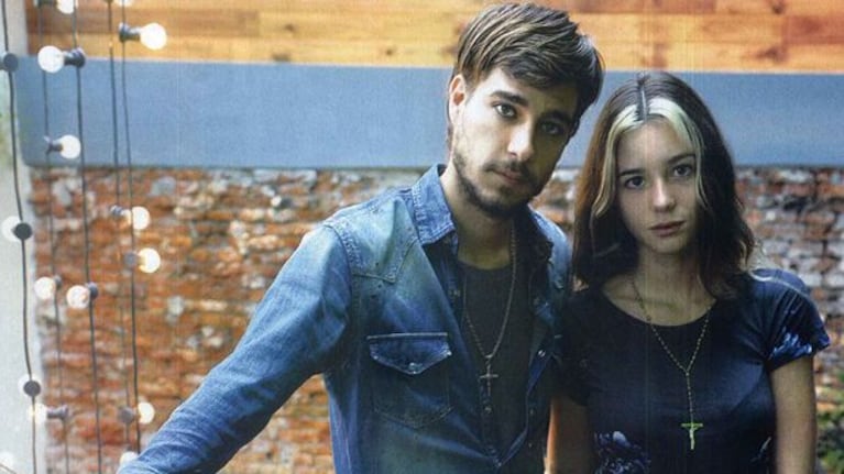 Joaquín Rozas y Lucía Celasco, enamorados (Foto: revista Gente).