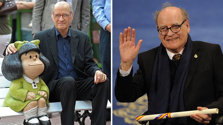 Joaquín Salvador Lavado, más conocido como Quino, cumplió 86 años. (Foto: AFP)
