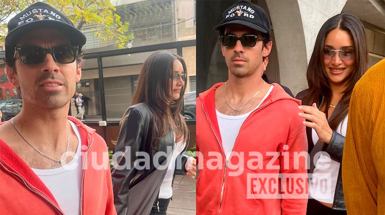 Joe Jonas y su novia Tatiana Gabriela por Palermo (Fotos: Movilpress).