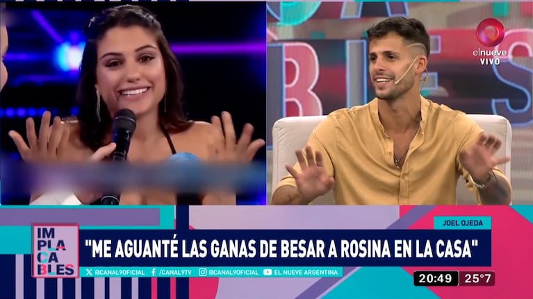 Joel Ojeda de Gran Hermano 2023 habló a fondo de lo que siente por Rosina Beltrán: “Entre nosotros hay...”