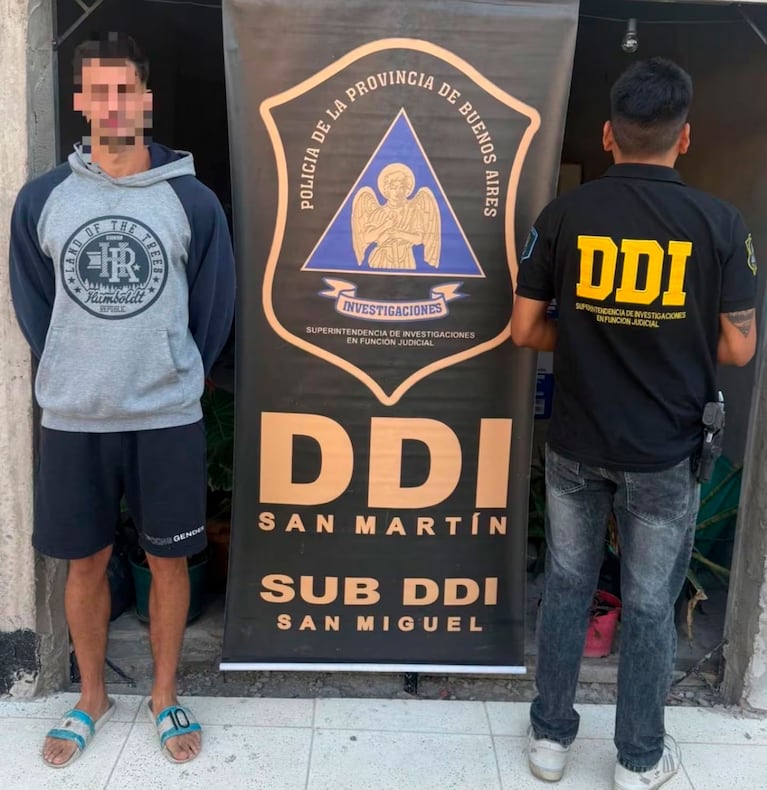 Joel Ojeda fue detenido en su casa tras un allanamiento. (Foto: DDI San Martín)