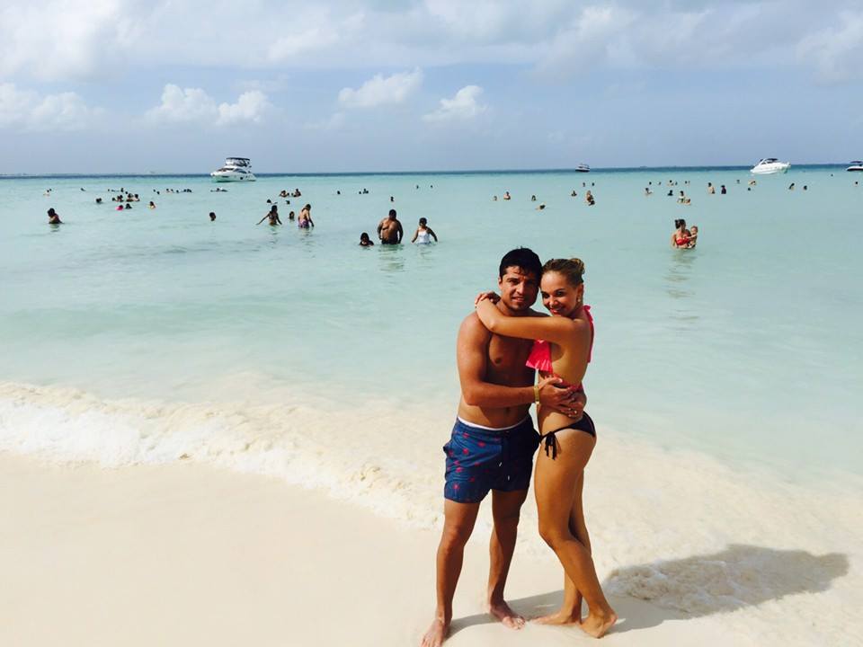 Johana Herbel, la novia del futbolista de Boca Sebastián Palacios. Foto: Facebook