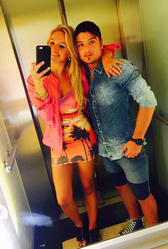 Johana Herbel, la novia del futbolista de Boca Sebastián Palacios. Foto: Facebook