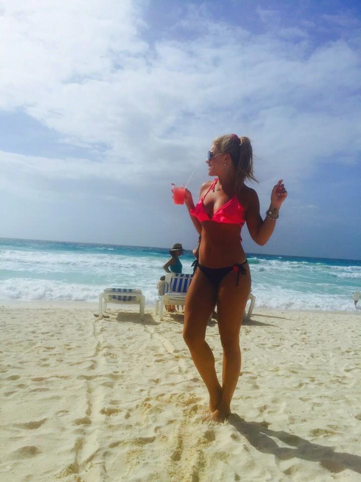 Johana Herbel, la novia del futbolista de Boca Sebastián Palacios. Foto: Facebook