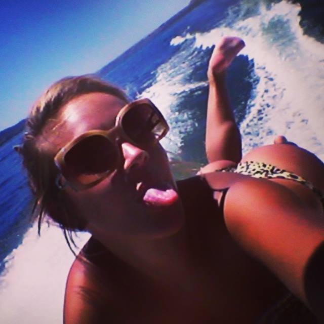 Johana Herbel, la novia del futbolista de Boca Sebastián Palacios. Foto: Facebook
