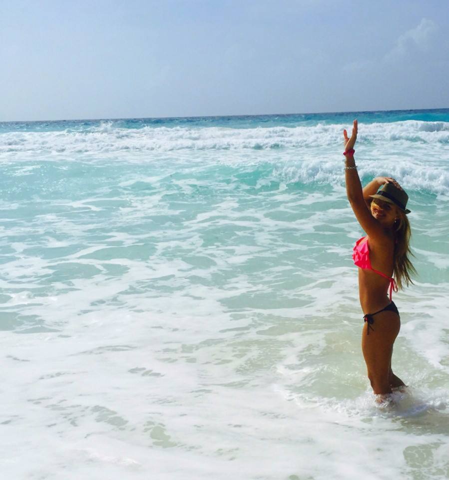 Johana Herbel, la novia del futbolista de Boca Sebastián Palacios. Foto: Facebook