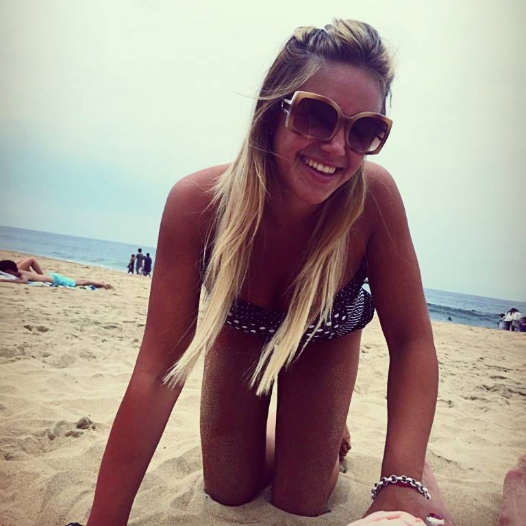 Johana Herbel, la novia del futbolista de Boca Sebastián Palacios. Foto: Facebook