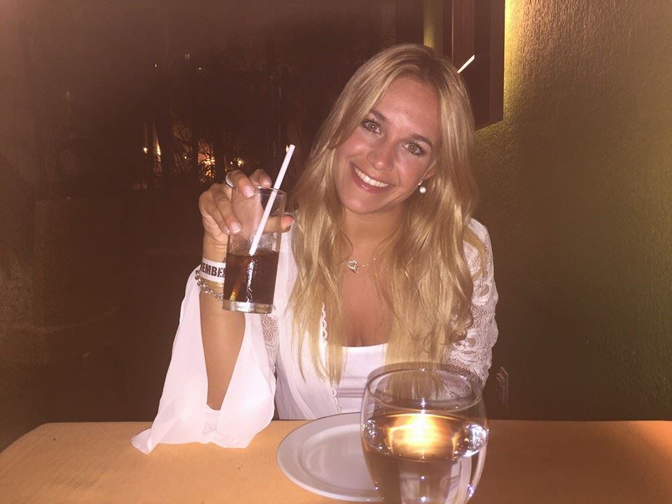 Johana Herbel, la novia del futbolista de Boca Sebastián Palacios. Foto: Facebook