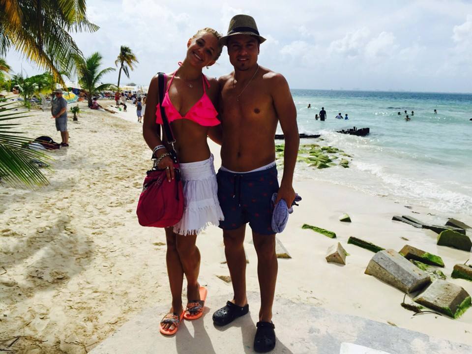Johana Herbel, la novia del futbolista de Boca Sebastián Palacios. Foto: Facebook